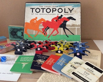 Totopoly vintage board game for spares or replacements
