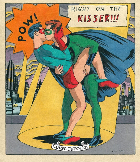 Gay Superhero Art 37