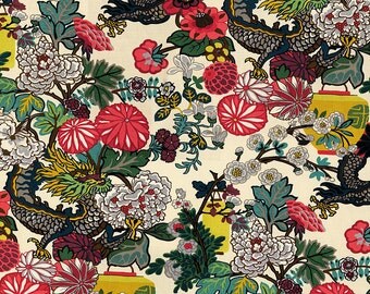 Schumacher Chiang Mai Dragon In Any Of The 8 Color Ways Cut Yardage
