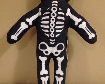 stuffed skeleton