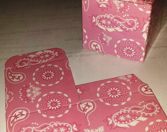 Pink Cowgirl Party Favor Gift Boxes - Set of 12 boxes