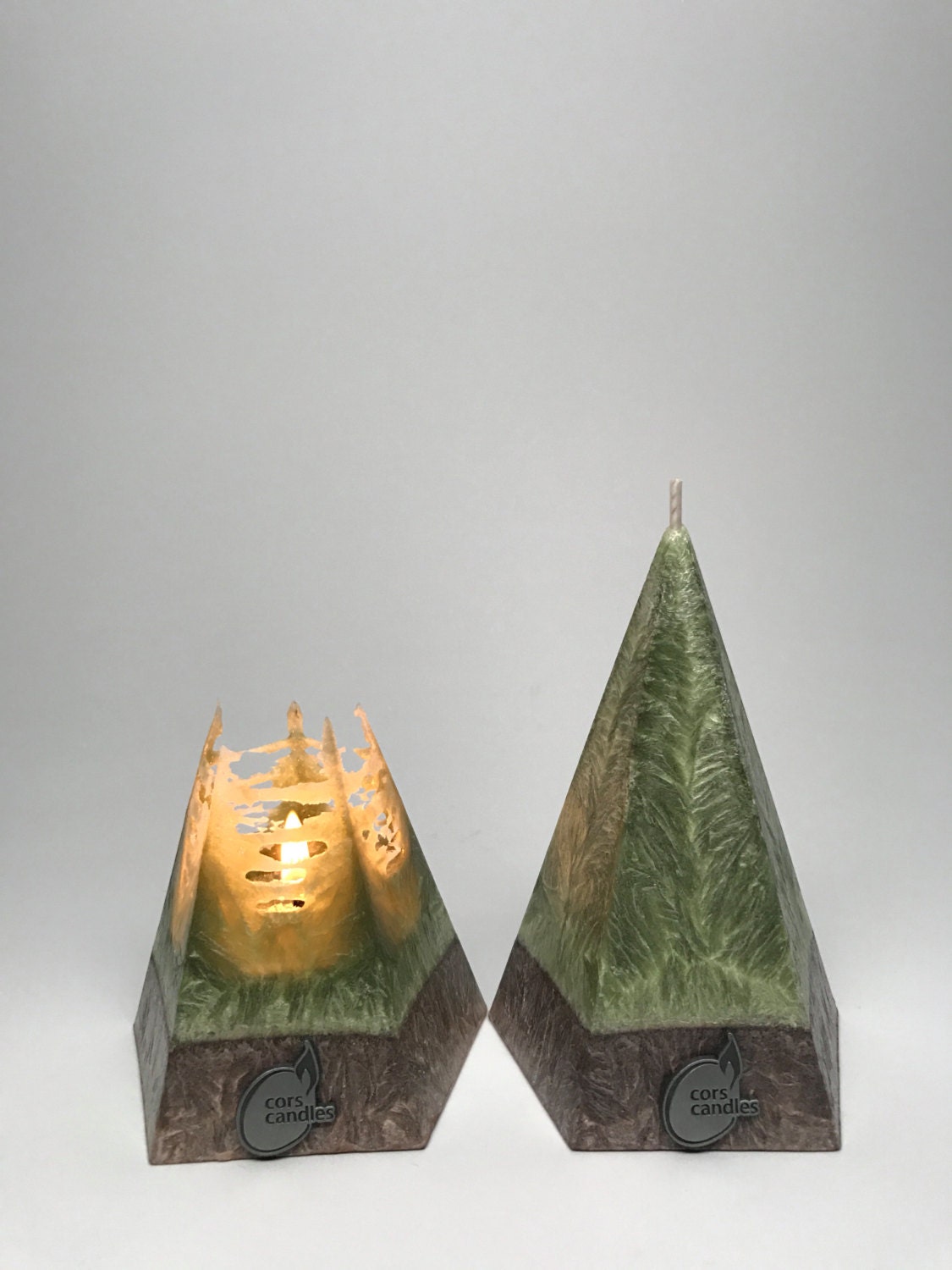 Vegan Wax Pyramid Candle