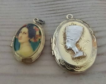 Two vintage lockets