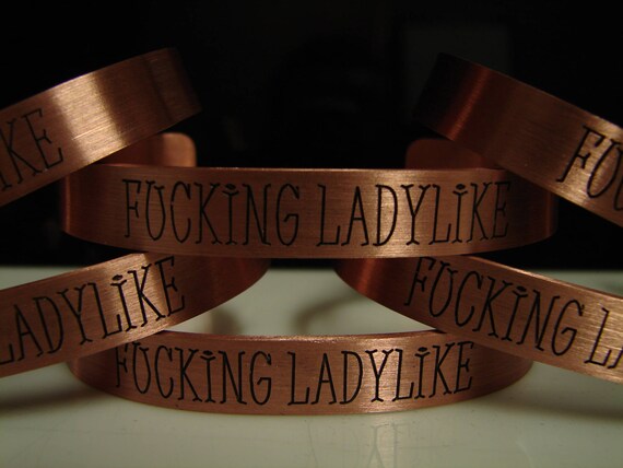 Bachelorette party, girls night, girls trip, best friends, sisters or individual 6" clear coat sealed copper cuff