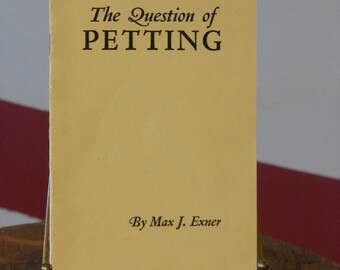 The Question of Petting Pamphlet (1930)