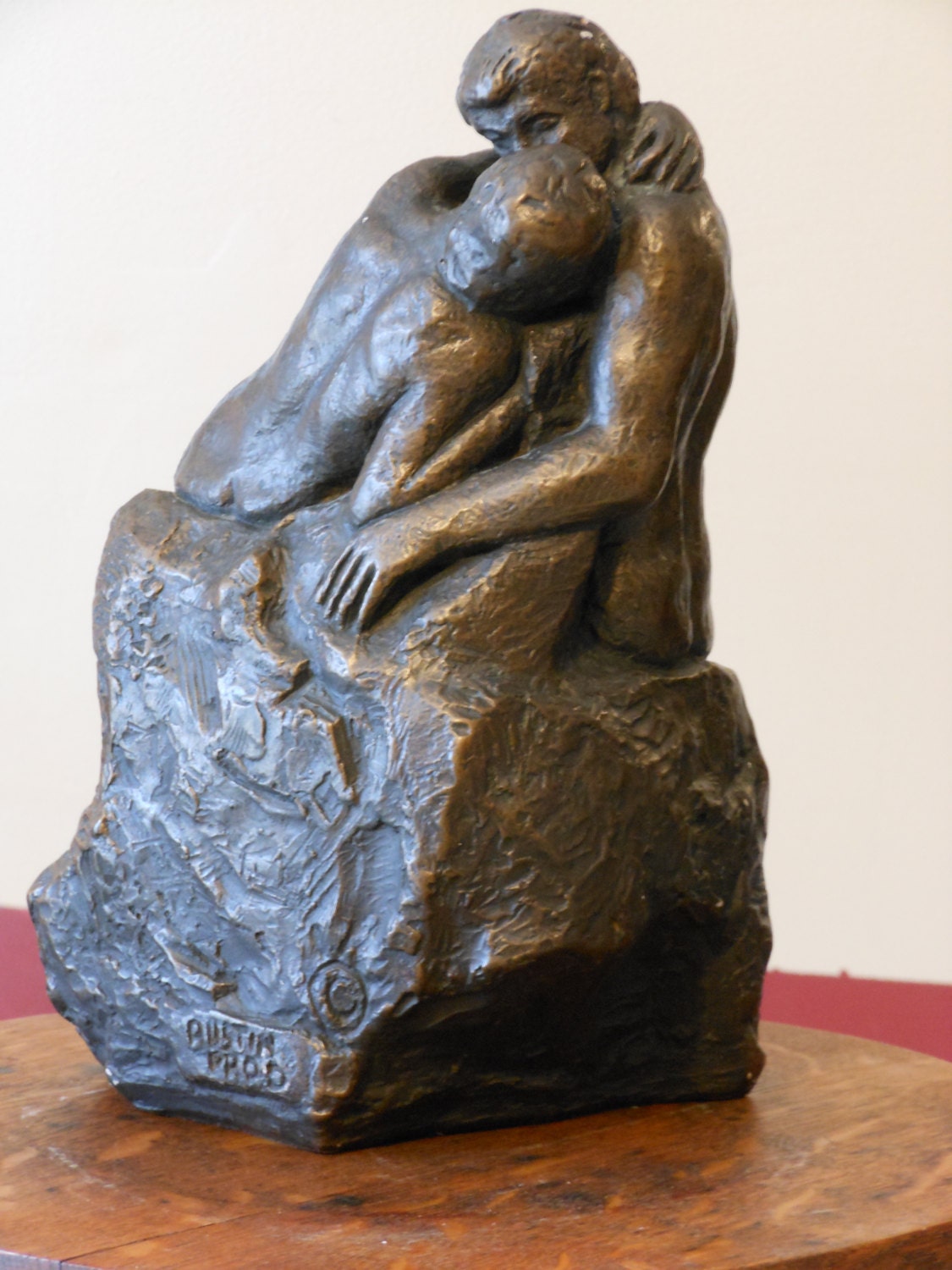 Vintage Austin Productions Sculpture Rodin S The Kiss   Il Fullxfull.1192344943 Bdjv 