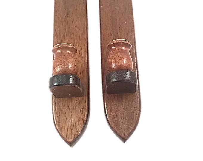 Vintage Candle Sconces | Home Decor Pair of Wall Wood Hanging Candlesticks Holders | Rustic Decorative | Vintage Home Decor