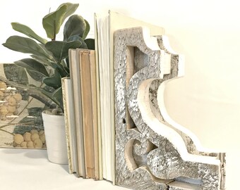 Wooden Corbel - Barnwood - Rustic Barnwood - Bookends - Wooden Bookends - Corbels Antique - Corbel Bookends - Old Barn Wood - Barn Wood
