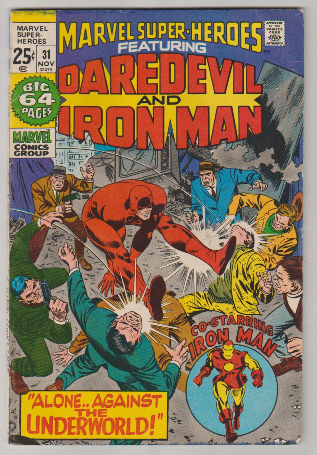 Marvel SuperHeroes Vol 1 31 Bronze Age Comic Book. FN.