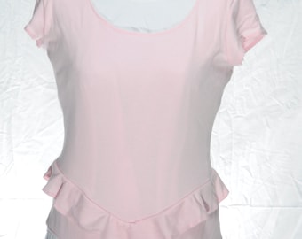 ABDL/Little ruffled onesie - baby pink