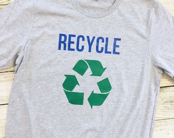 Recycle t-shirt | Earth Day | healthy | environment | science | save the planet |