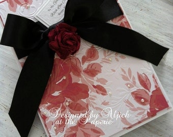 Handmade Birthday Card, Girlfriend, Fiancee, Wife, Partner, Personalized