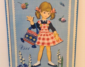 Paper Doll Set With Pop-Up Nursery 1960's Vivi