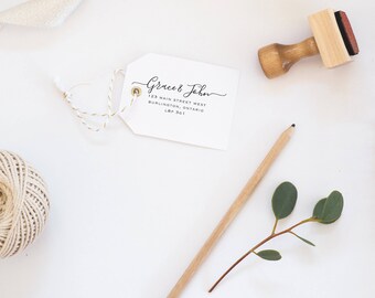 Return Address Stamp, Custom Address Stamp, Custom Self Inking Stamp, NewlyWeds Gift, Housewarming Gift
