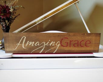 Amazing Grace Wall Decor amazing grace sign | etsy Amazing Grace Wall Decor amazing grace sign | etsy