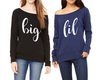 Sorority Big Little Shirt, Sorority Big Little gift, Sorority pullover, Big Little Sweatshirt, off shoulder sweatshirt, big little reveal