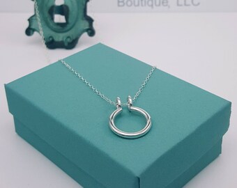 ring holder necklace sterling silver ring keeper ring saver wedding ring - Wedding Ring Necklace Holder ring holder necklace sterling silver ring keeper ring saver wedding ring - Wedding Ring Necklace Holder
