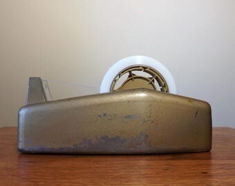 Tape Dispenser ~ Scotch Model C-23 ~ Giant Sized Desk Dispenser ~ Retro Desk Accessory