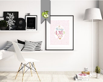 all the things we love about you, Reasons we love you, favourite things, 70th birthday, 80th, gift for mom, memories, custom, printable
