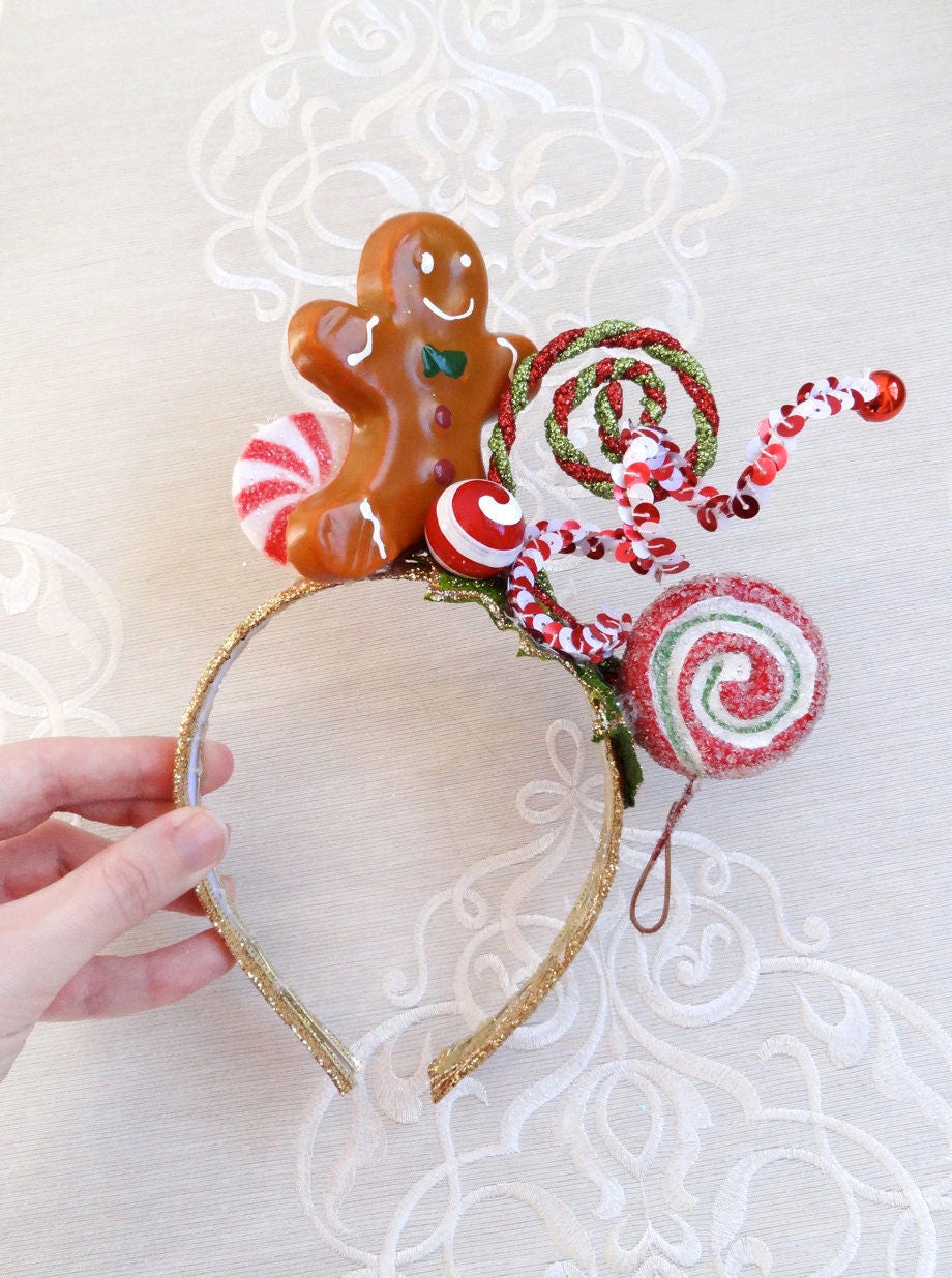 christmas headband adult gingerbread headband ugly christmas