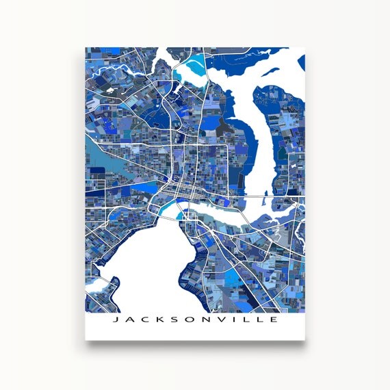 City map Jacksonville Florida PDF