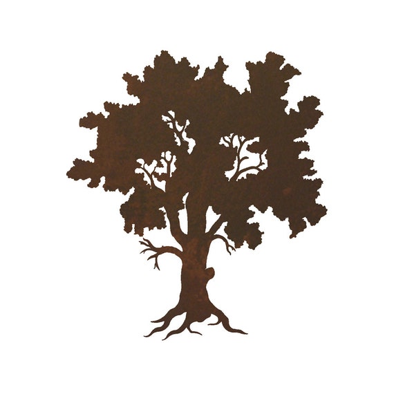 Oak Tree Laser Cut Wall Art Mural