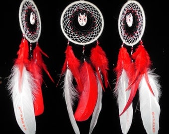Dreamcatcher "Kitsune" \ Medium Dream catcher \ attrape reves \ Traumfanger \ Acchiappasogni \ mobile \ Wall Hangings \ Decor fluorescent