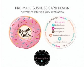 round business cards