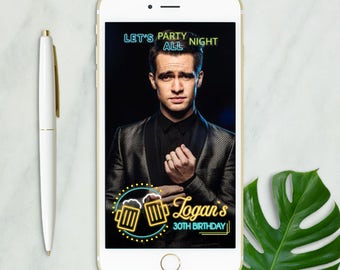 Neon Beer Snapchat Geofilter Birthday, Birthday Boy Geofilter, Snapchat Geofilter for Men, Snapchat Geofilter Birthday, 30th Birthday Filter