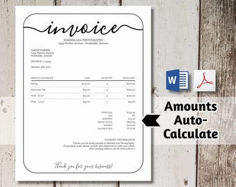graphic design invoice template pdf
