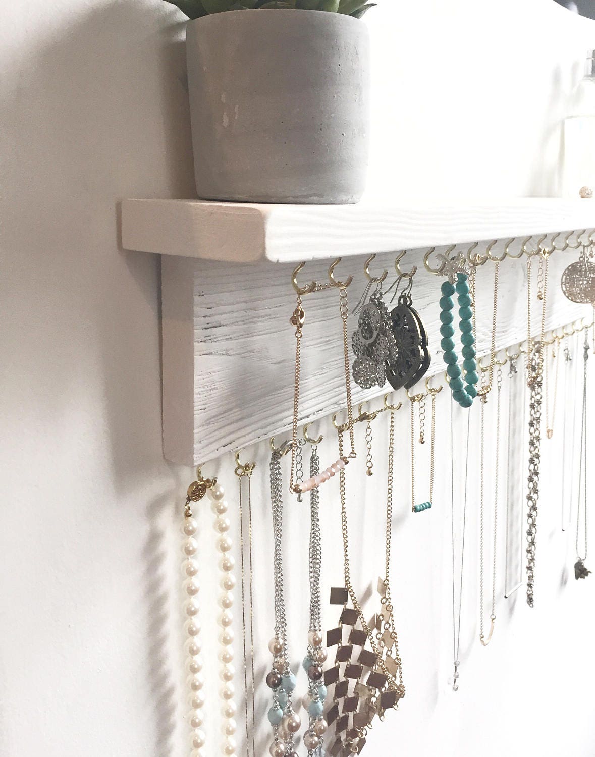 Jewelry Organizer Jewelry Wall Organizer Hanging Jewelry