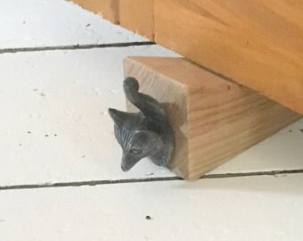 Fox Doorstop, Wooden Doorstop, Wood Door Stop, Door Wedge, Door stopper, Hallway Decor, Country Home Decor, Fox, Foxes, Woodland Decor