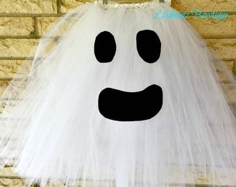 Ghost Costume, Halloween Costumes, Toddler Tutu Skirt, 1st Birthday Tutu, Smash Cake Tutu, Kids Gift, Toddler Gift, Kids Costume, Kids Gifts