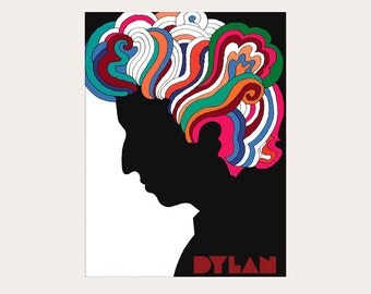 Bob Dylan Poster 1966 - Music Poster Bob Dylan Print Home Decor Vintage Poster Gift Idea Bob Dylan Art bpt