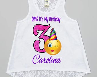 Emoji Birthday Shirt - Emoji Shirt