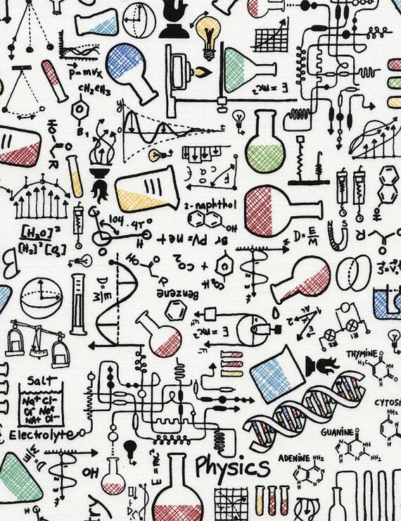 Science Fabric / Science Fabric by the yard Fat Quarters