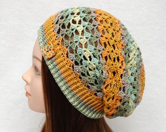 Womens Hats Crochet Hat Slouchy Hat Slouchy Beanie Sun hat Fall hat Summer Hat Crochet Beanie Womens Accessories Girlfriend Gift for Women