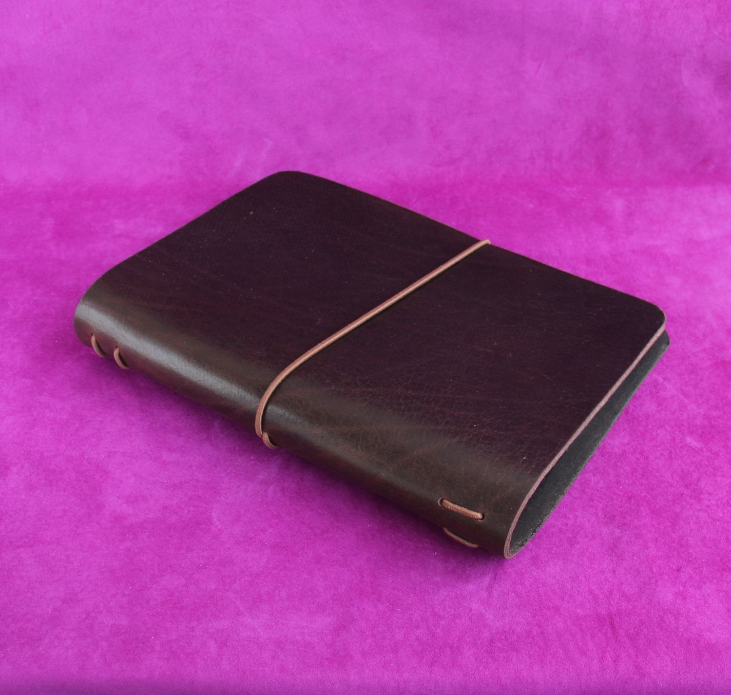 XL size Genuine Leather Cover for Moleskine Journal. by Happyflap