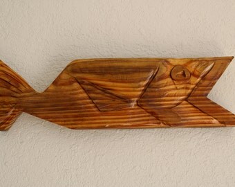 Wooden Fish Wall Decor wood fish art | etsy Wooden Fish Wall Decor wood fish art | etsy