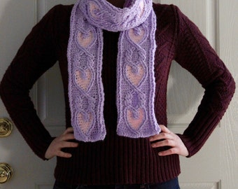 Celtic Princess Braided Cable Scarf Crochet Pattern