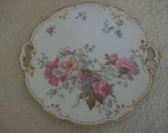 Limoge A K Hand Painted Plate