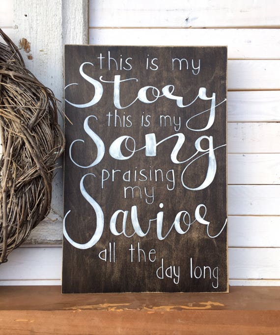 Blessed Assurance this is my story this is my song hymn