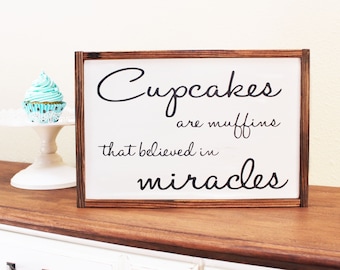 Framed Wooden Sign - Kitchen Wood Sign - Kitchen Decor - Fixer Upper - Modern Farmhouse - Rustic Decor