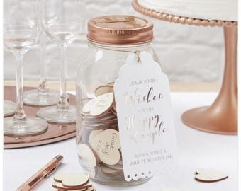 Wishing Jar - Alternative Wedding Guest Book