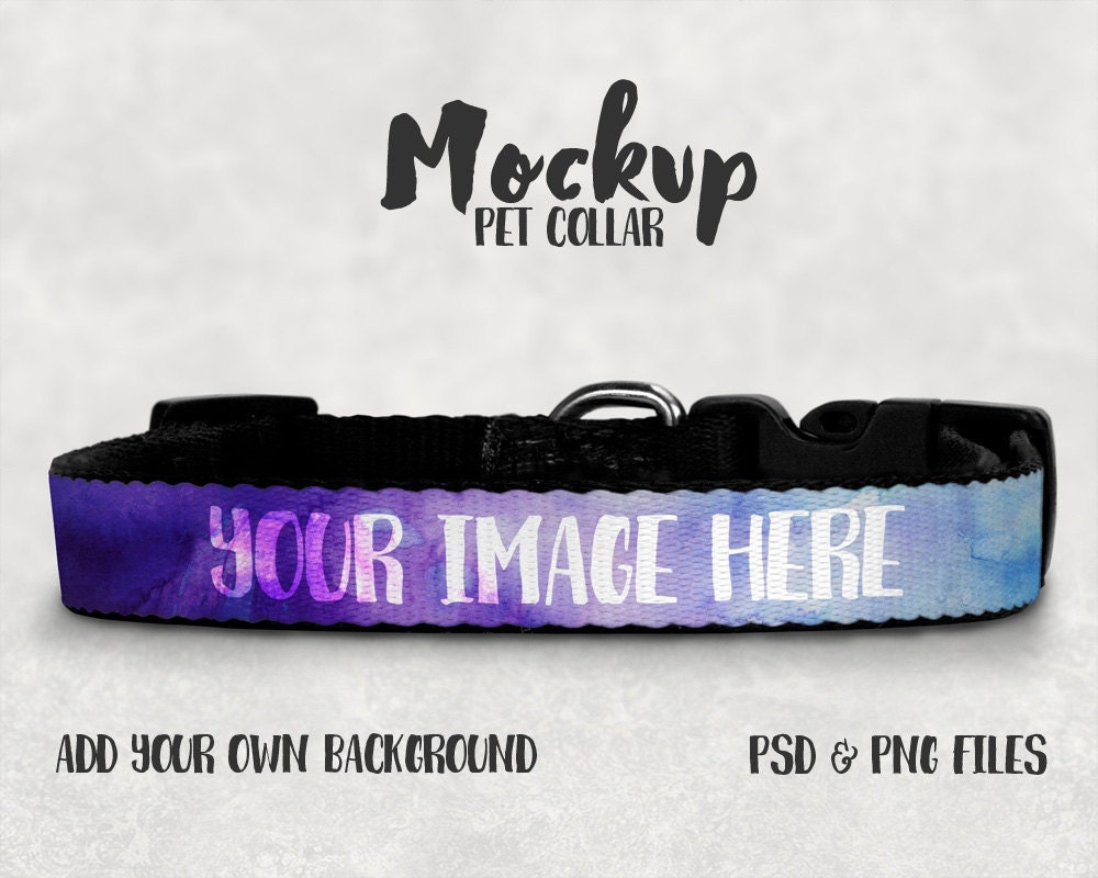 Download Pet collar Mockup Template Dog collar mockup Add your own