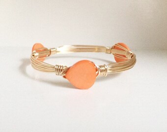Peach Shell Barrington Bangle