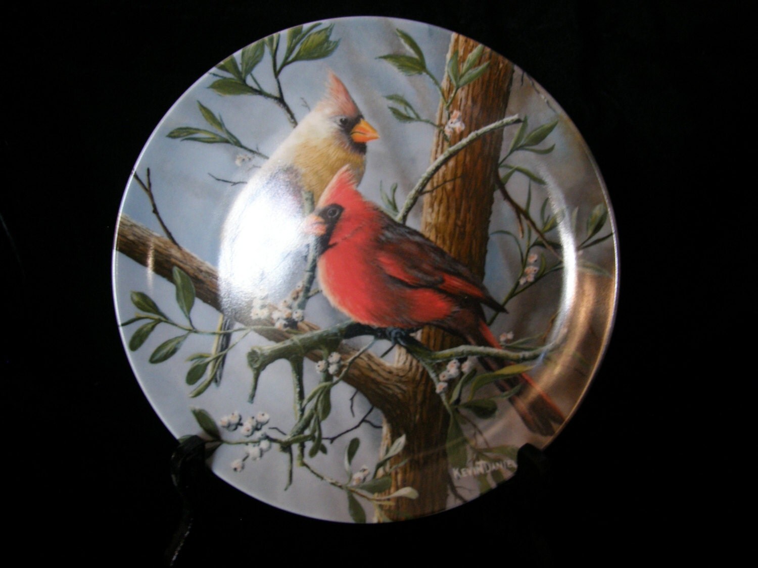 Cardinal Collectible Plate Birds of Your Garden Collection by