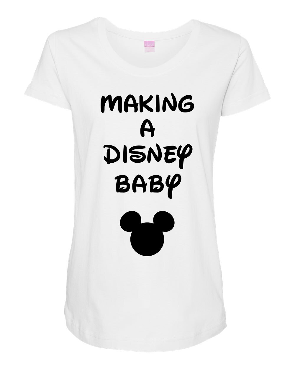 Disney Maternity shirt / Making A Disney Baby / Disney shirt