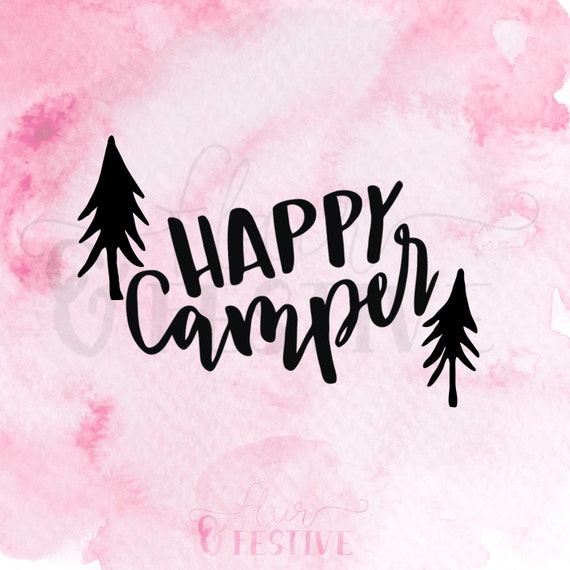 Download Happy Camper SVG Cut File Camping svg Silhouette SVG Cricut