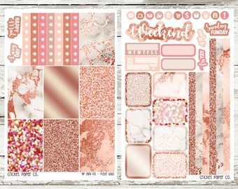 Rose Gold HAPPY PLANNER Stickers